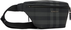 Burberry Gray Cason Belt Bag