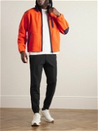 Outdoor Voices - Panelled Recycled-Fleece and Stretch-Nylon Zip-UpJacket - Orange