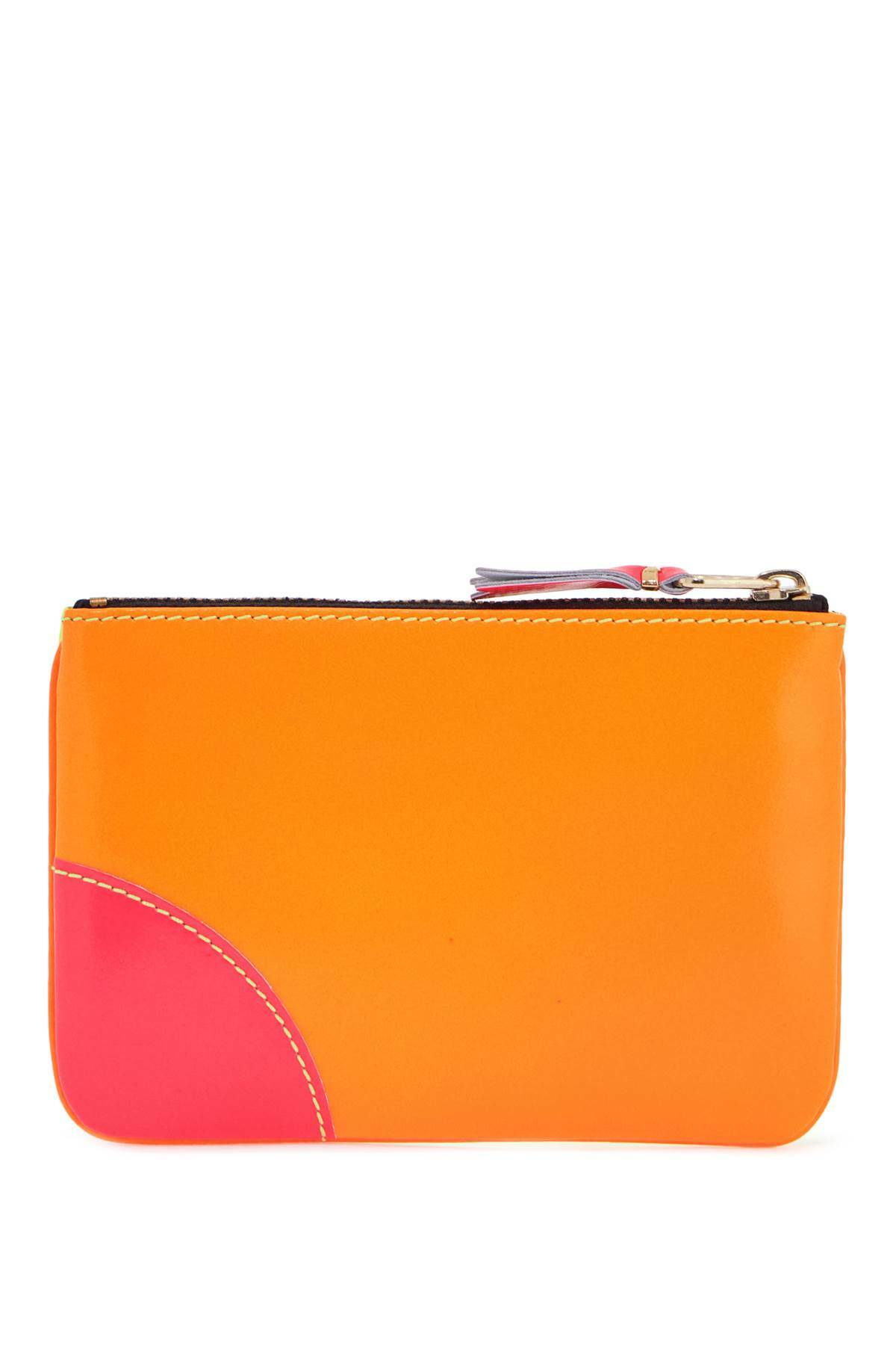COMME DES GARCONS WALLET portafoglio super fluo giallo e arancione Yellow