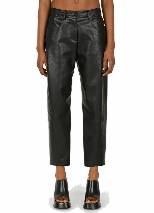 Photo: Faux Leather Pants in Black