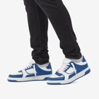 Represent Men's Apex Leather Sneakers in White Cobolt Blue