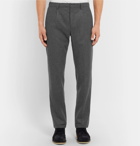 Loro Piana - Slim-Fit Mélange Wool and Cashmere-Blend Drawstring Trousers - Men - Gray