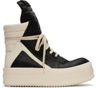 Rick Owens Black Mega Bumper Geobasket Sneakers