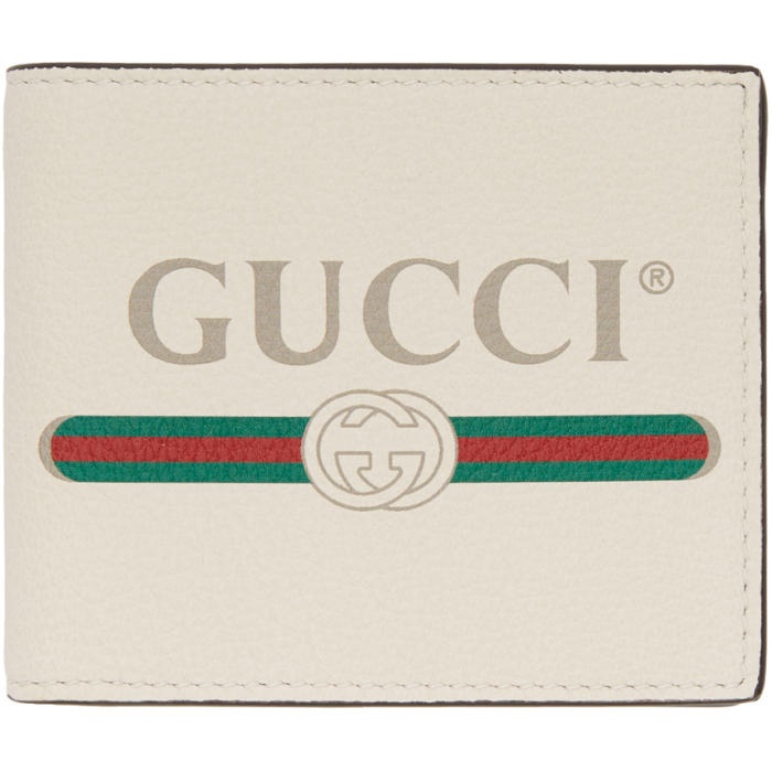 Photo: Gucci White Logo Wallet