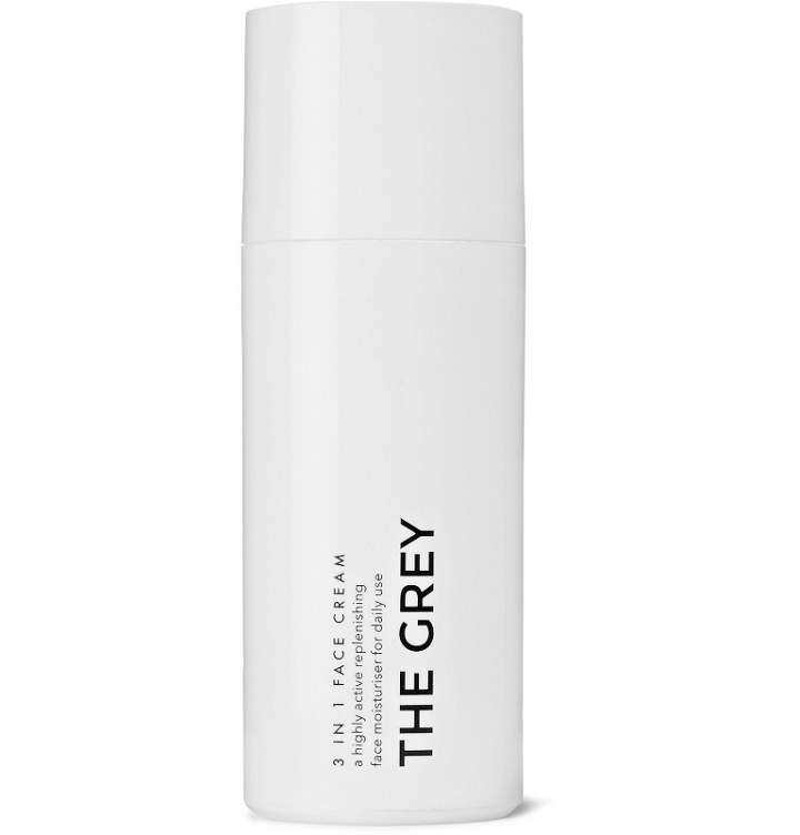 Photo: The Grey Men's Skincare - 3 in 1 Face Cream, 50ml - Colorless