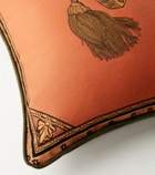 Etro Herald embroidered cotton-blend cushion