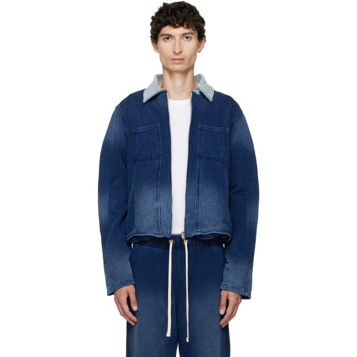 Photo: Les Tien Navy Heavyweight Utility Jacket