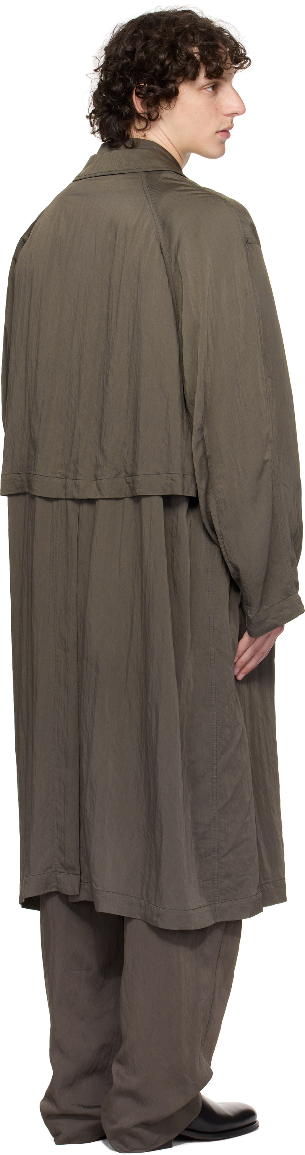 LEMAIRE Gray Ultra Light Coat Lemaire