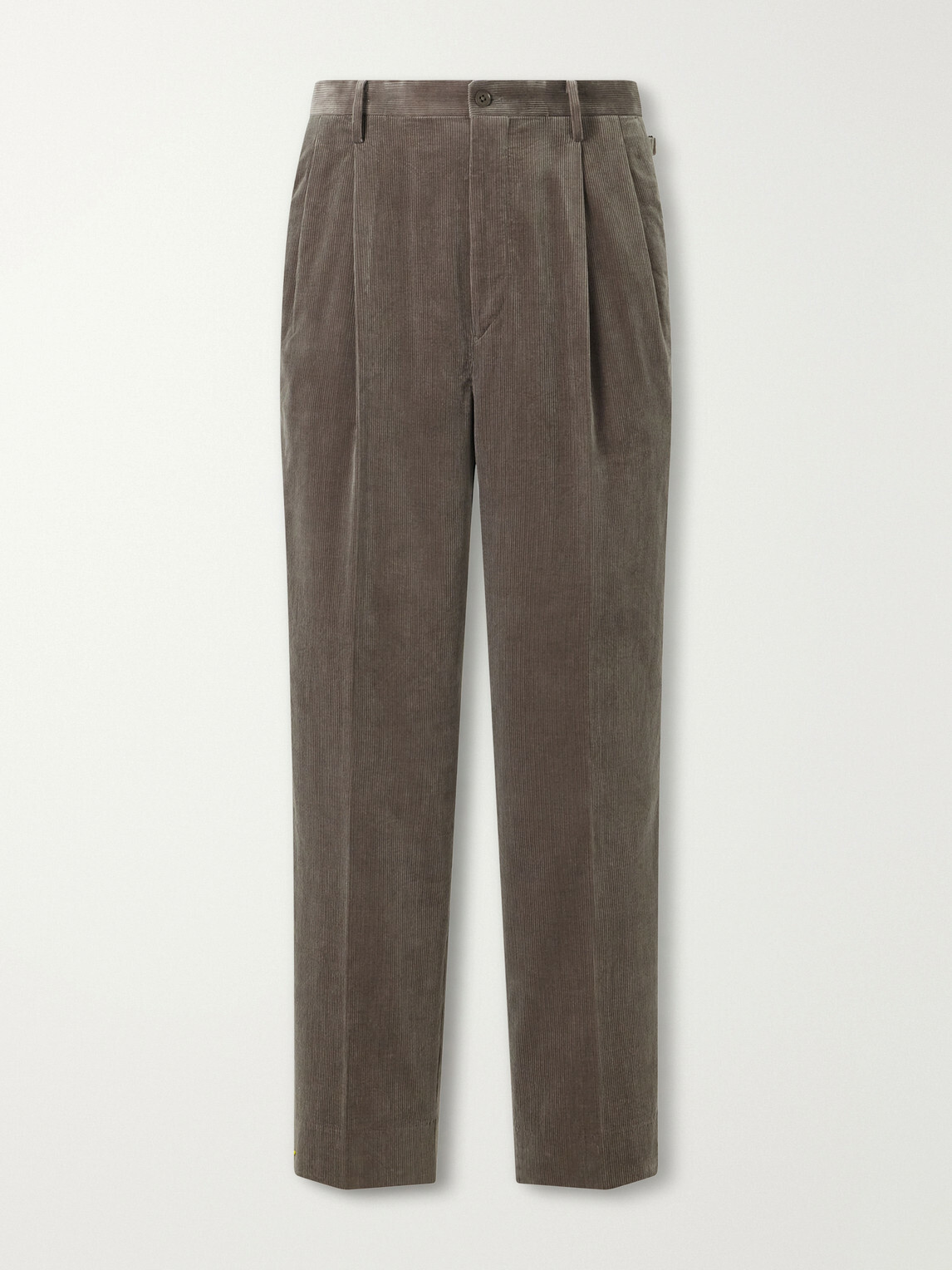 Kaptain Sunshine - Straight-Leg Cotton-Corduroy Trousers - Brown