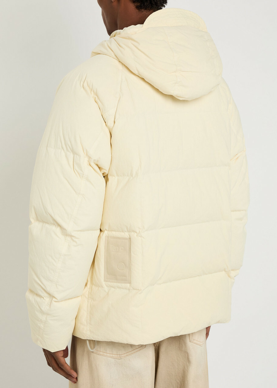 Ten C Padded Shell Jacket Ecru