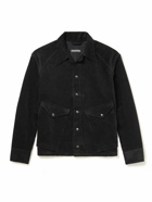 Monitaly - Cotton-Corduroy Shirt Jacket - Black