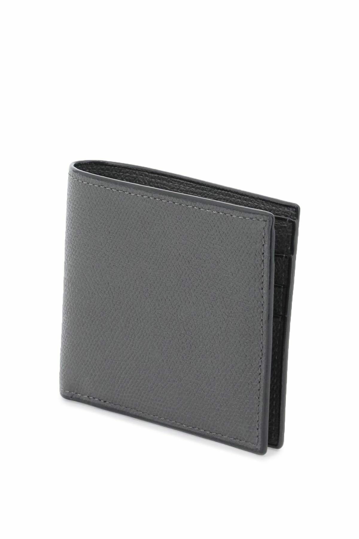VALEXTRA leather bifold wallet Grey