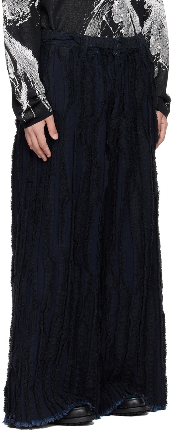 TAAKK Black Frayed Edge Jeans