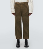 Dries Van Noten Pip printed cotton canvas pants