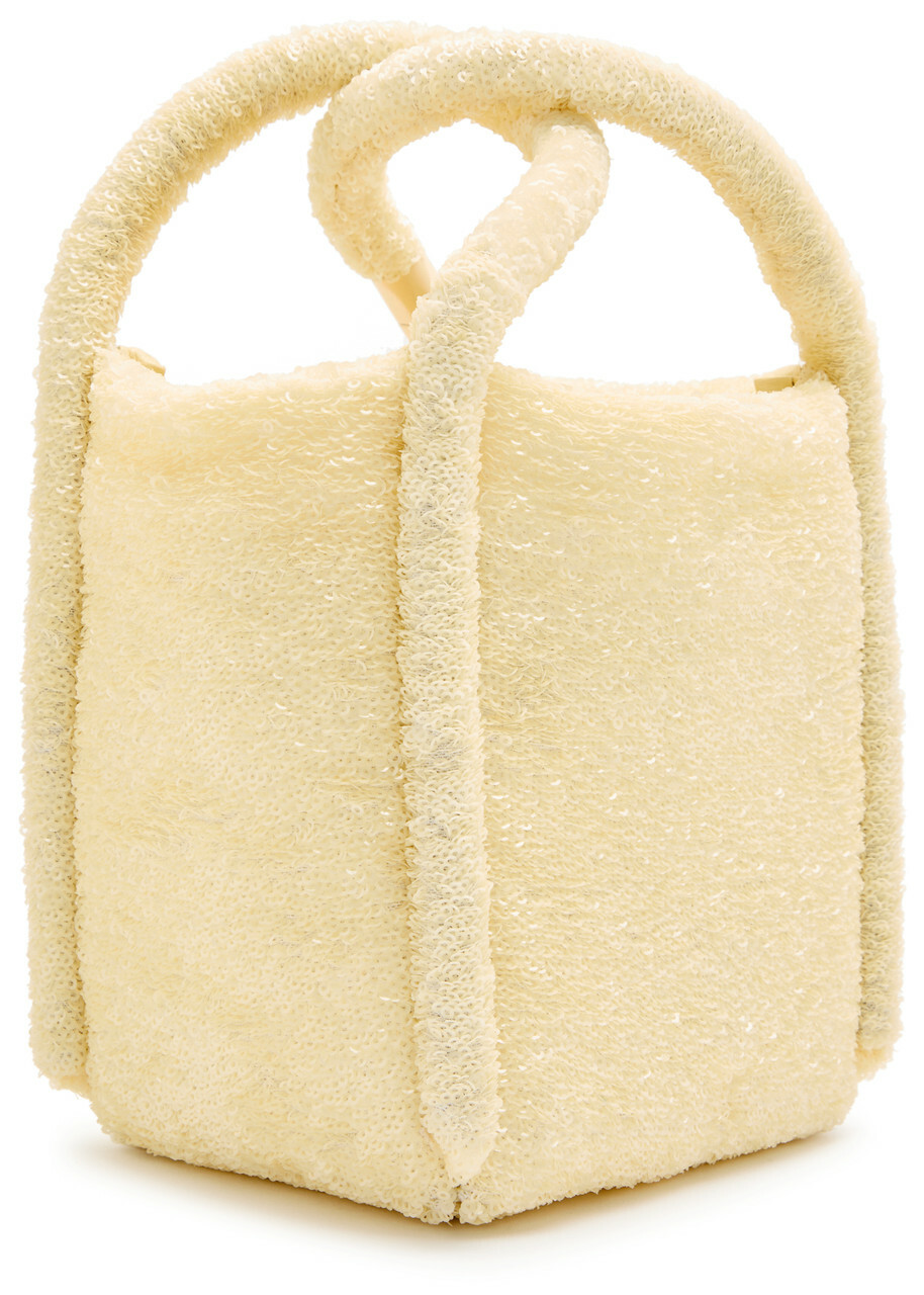 Boyy Lotus 14 Sequin-embellished top Handle bag - Yellow - One Size