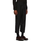 Alexander McQueen Black Japanese Serge Trousers