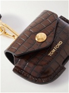 TOM FORD - Croc-Effect Leather AirPods Pro Case with Lanyard