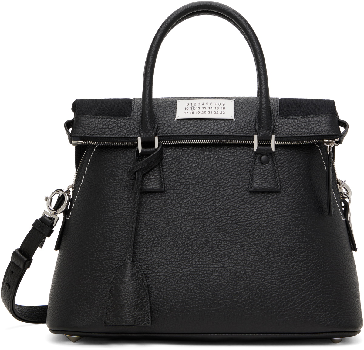 Maison Margiela Black Classic 5AC Medium Bag Maison Margiela