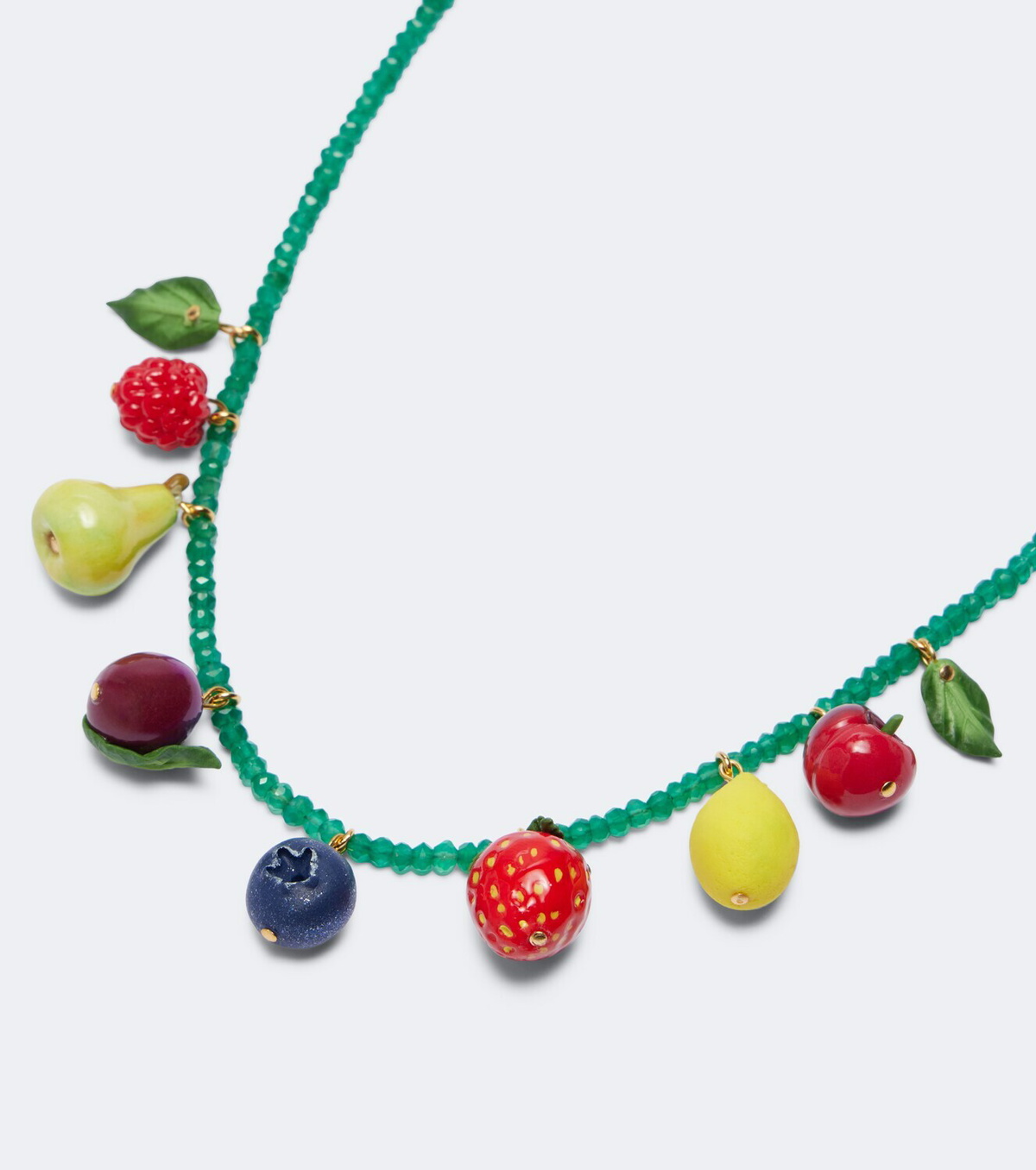 Jennifer Behr Fruita embellished charm necklace