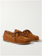 POLO RALPH LAUREN - Merton Suede Boat Shoes - Brown