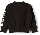 Versace Baby Black Greca Logo Sweatshirt