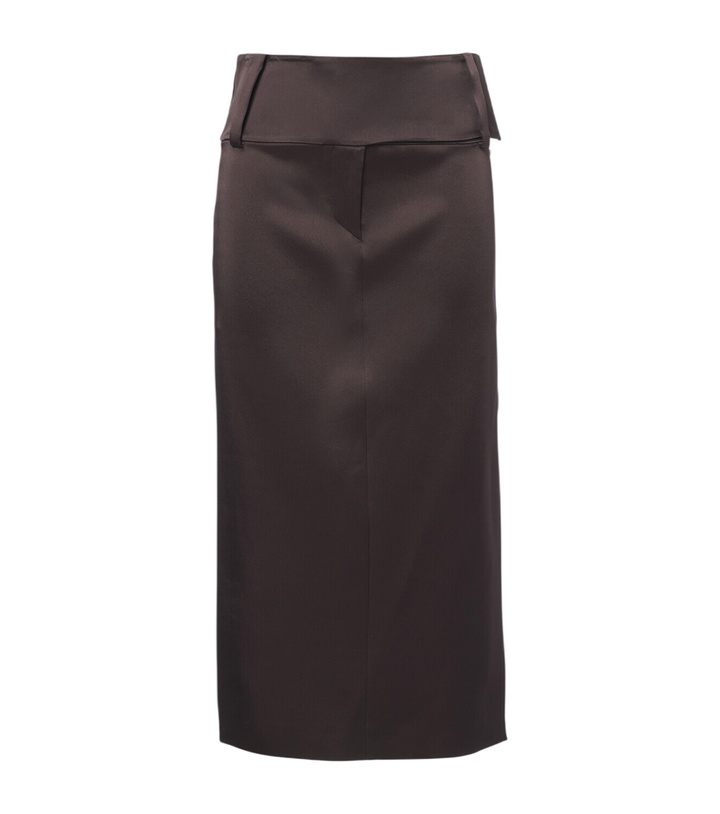 Photo: Sportmax Satin midi skirt