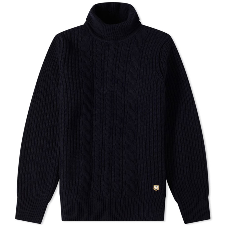 Photo: Armor-Lux Cable Roll Neck Knit