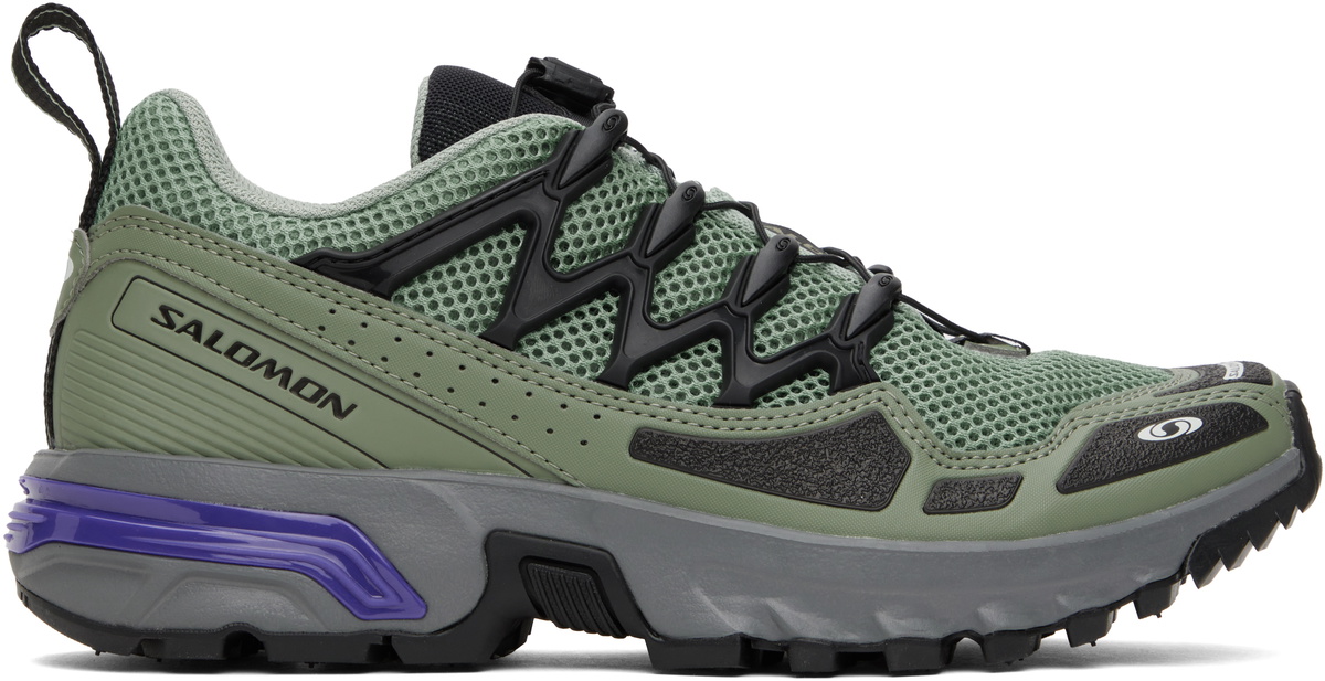 【関税込み】Salomon カーキ ACS + OG スニーカー Salomon Khaki ACS OG Sneakers Salomon