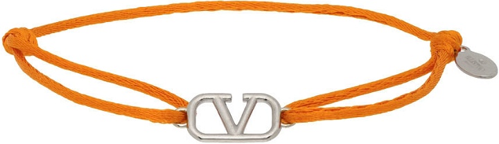 Photo: Valentino Garavani Orange VLogo Signature Bracelet