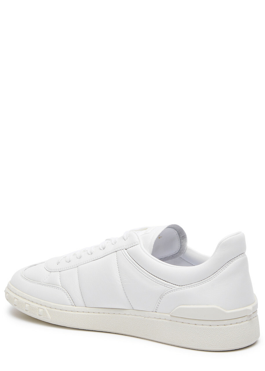 Valentino Upvillage Padded Leather Sneakers White