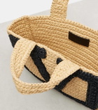 Valentino Garavani Viva Superstar Small raffia tote bag