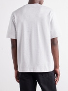 Jacquemus - Logo-Appliquéd Cotton-Jersey T-Shirt - Gray