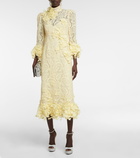 Zimmermann - High Tide appliqué lace midi dress