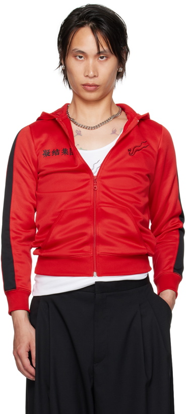 Photo: LU'U DAN Red CLOT Edition Zip Shrunken Hoodie