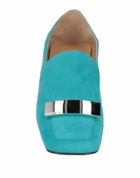 Sergio Rossi Sr1 Womens Loafers Turquoise