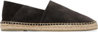 TOM FORD Brown Perforated Suede Barnes Espadrilles