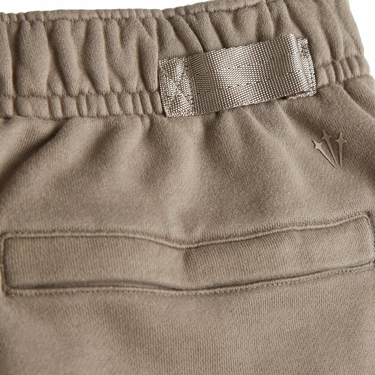 Nike Nocta Cardinal Stock Fleece Short in Olive Grey/Moon