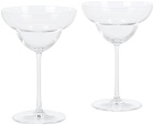 NUDE Glass Two-Pack Vintage Margarita Glasses