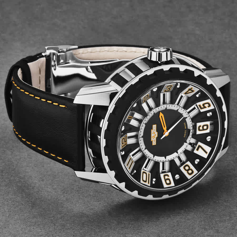 DeWitt Academia Automatic Black Dial Mens Watch AC.SLD.003 RPB