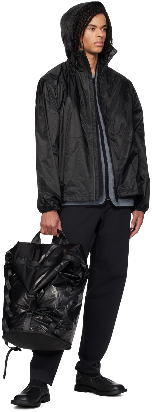 RAINS Black Norton Jacket Rains