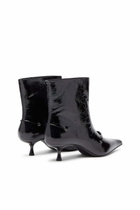 Diesel D-Ten & Half - Ankle boots in naplak leather - Ankle Boots Womens in Black