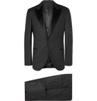Brunello Cucinelli - Charcoal Slim-Fit Wool, Silk and Cashmere-Blend Tuxedo - Charcoal