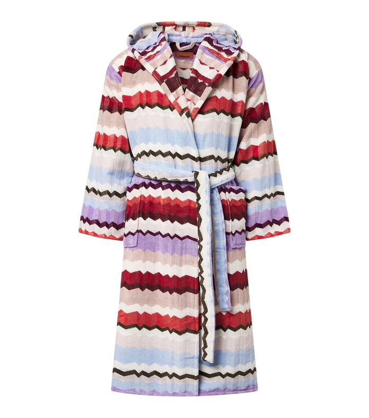 Photo: Missoni Eva Zigzag cotton terry bathrobe