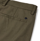 NN07 - Theo Tapered Cotton-Blend Twill Chinos - Green