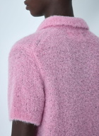 ERL Mohair-Blend Polo Shirt