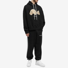 Palm Angels Men's Kill the Bear Popover Hoodie in Black/Brown