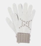 Gucci GG cashmere jacquard gloves
