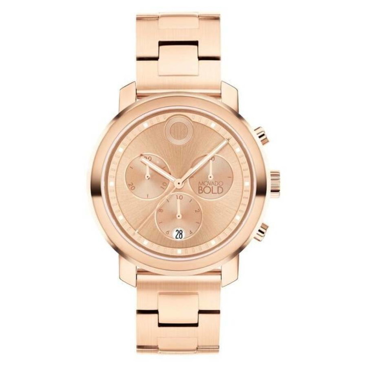 Photo: Movado Trend Propel Chronograph Quartz Rose Gold Dial Watch 3601001