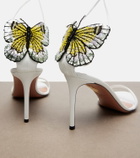 Aquazzura Papillon D'Amour leather sandals