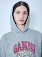 GANNI Isoli Beaded Baby Tiger Print Sweatshirt